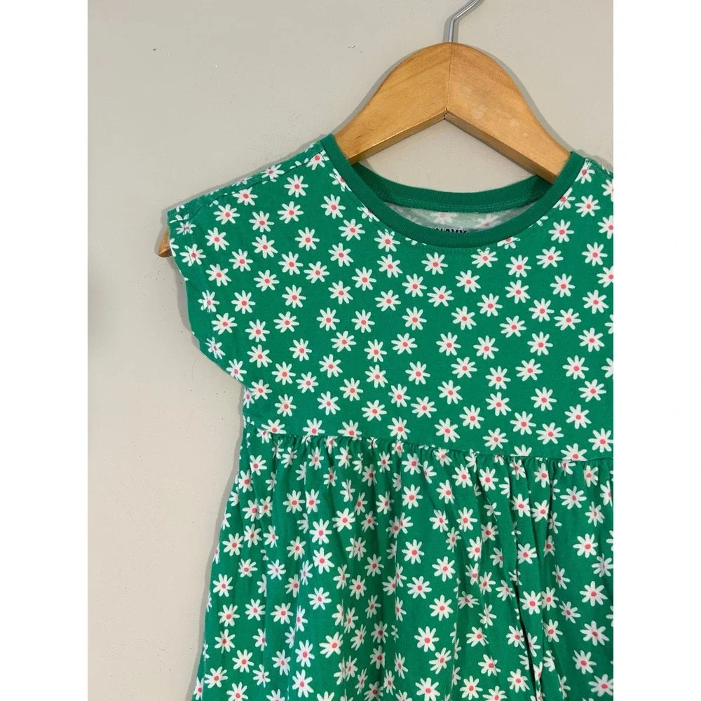 $8 ADD ON Old Navy Dress green daisy  3T Zara H&M Cotton‎ On